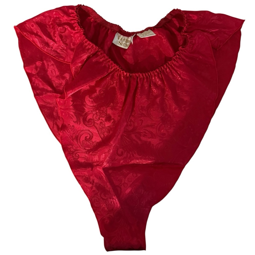 Vintage Gold Label Victoria’s Secret Cami 2 Piece Set with Lace, Sheer Sexy Love - Picture 3 of 15
